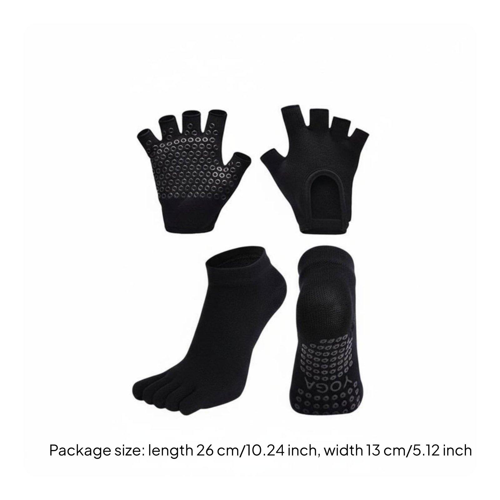 Grip Sock Yoga - ถุงเท้าพิลาทิสสำหรับผู้หญิง ถุงเท้ากันลื่นสำหรับโยคะ ถุงเท้ากีฬาระบายอากาศสำหรับผู้หญิง ใช้สำหรับการฝึกออกกำลังกาย