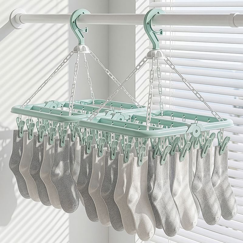 ราวตากผ้าพลาสติกอเนกประสงค์แบบ - Sock Organizer Tray บทวิจารณ์และราคา