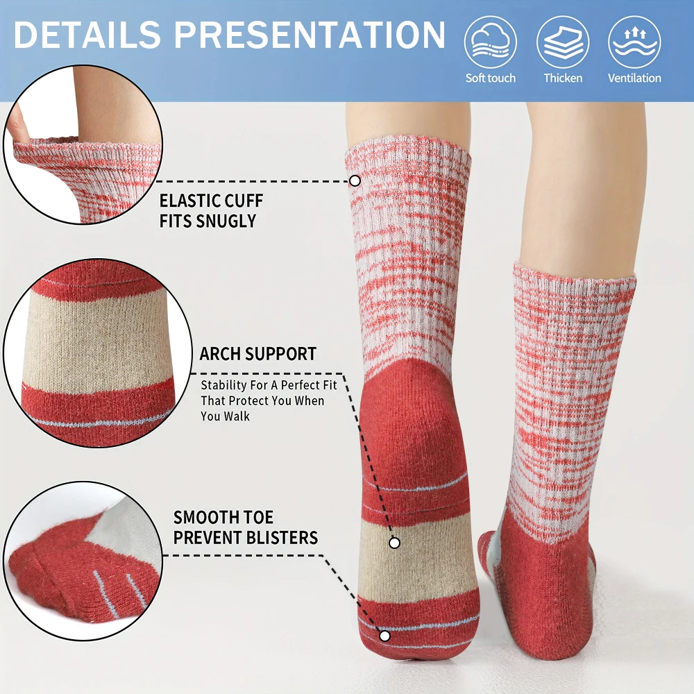 ถุงเท้าขนสัตว์สำหรับผู้หญิง 5  - Wool Hiking Sock บทวิจารณ์และราคา