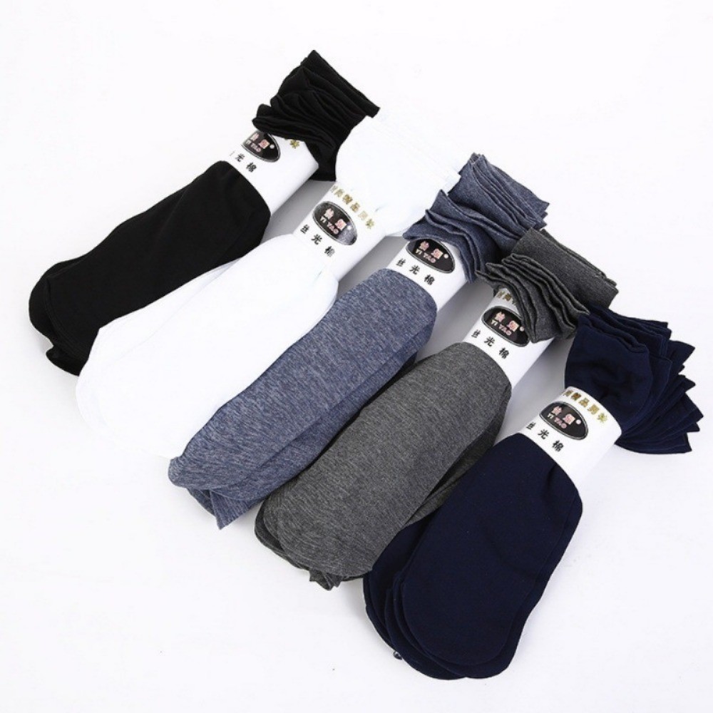 ถุงเท้าผู้ชายกันลื่น 10 คู่ สำ - Silk Sock Bamboo บทวิจารณ์และราคา