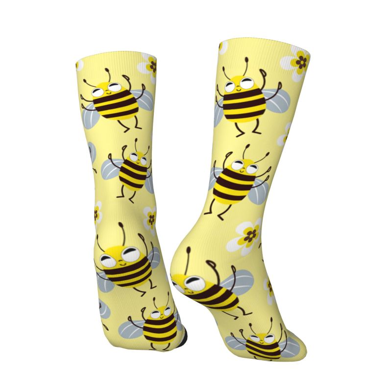 ถุงเท้าลายพิมพ์ 3 มิติ ลายผึ้ง - Dress Sock Men บทวิจารณ์และราคา