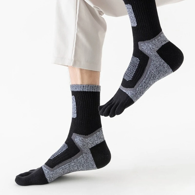 ถุงเท้ากีฬาผู้ชาย 3 คู่ แบบห้า - Toe Sock Split บทวิจารณ์และราคา