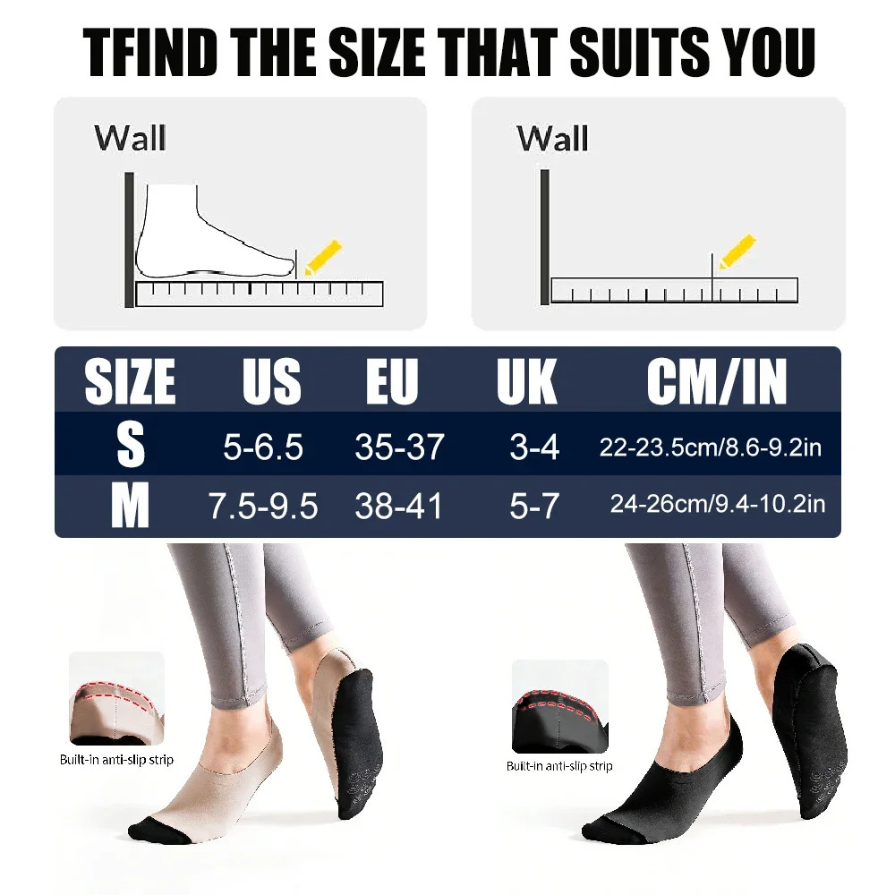 ถุงเท้าผู้ชายแบบไม่เห็นขอบ 1 ค - No Show Sock Women บทวิจารณ์และราคา
