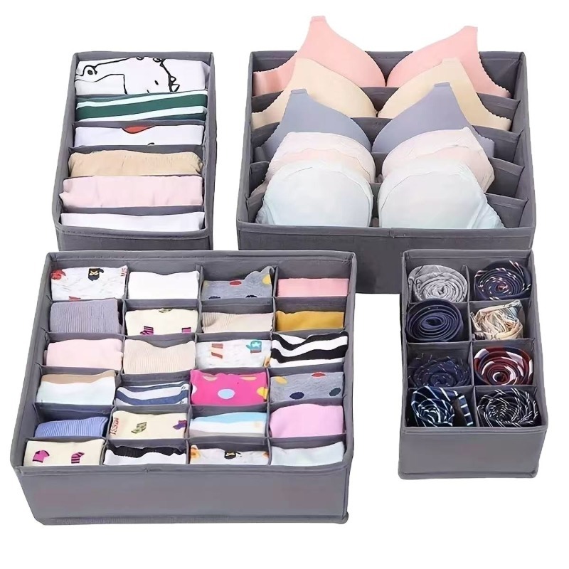 กล่องจัดระเบียบชุดชั้นใน บรา ก - Sock Organizer Tray บทวิจารณ์และราคา