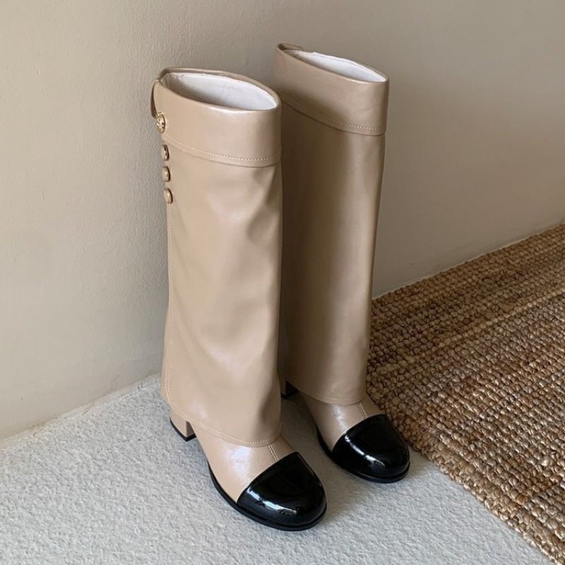รองเท้าบูทสูงระดับเข่าแบบพับได - Knee High Sock Women บทวิจารณ์และราคา