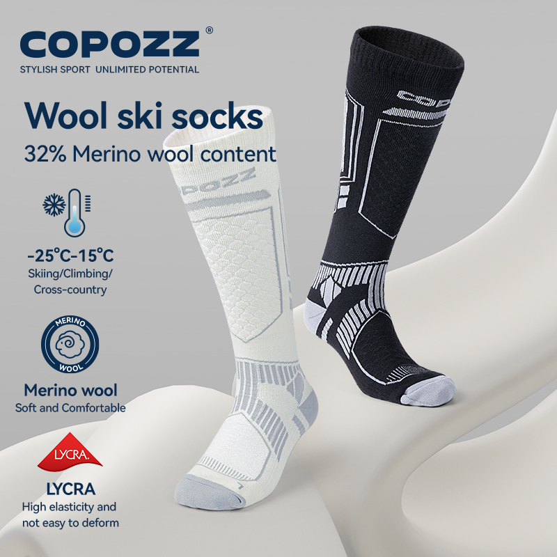 COPOZZ ใหม่ถุงเท้าสกีฤดูหนาวผู - Thermal Sock Winter บทวิจารณ์และราคา