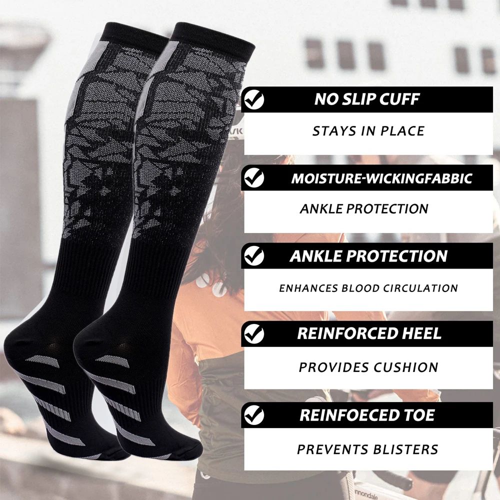 WRELS ถุงเท้ารัดกล้ามเนื้อ 1/2 - Athletic Sock Cushion บทวิจารณ์และราคา