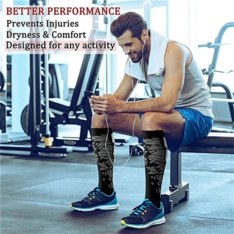 WRELS ถุงเท้ารัดกล้ามเนื้อ 1/2 - Athletic Sock Cushion บทวิจารณ์และราคา