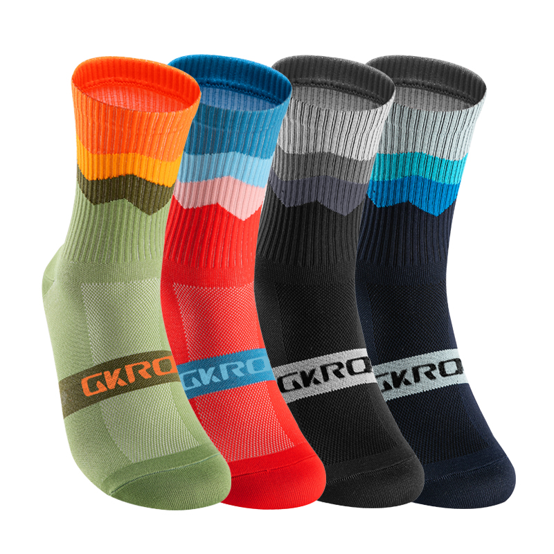 GKRQ 4 คู่ถุงเท้าจักรยานผู้ชาย - Compression Sock Medical บทวิจารณ์และราคา