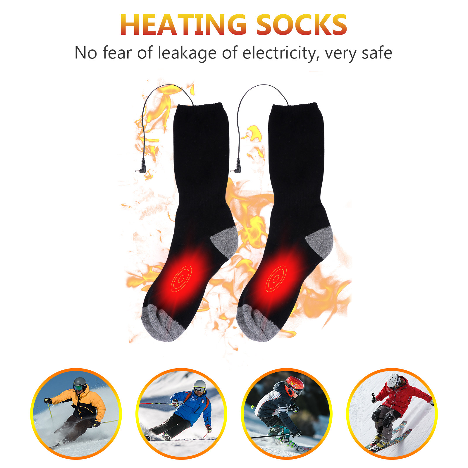 1 ชุดถุงเท้ากันหนาวแบบมีระบบทำ - Thermal Sock Winter บทวิจารณ์และราคา