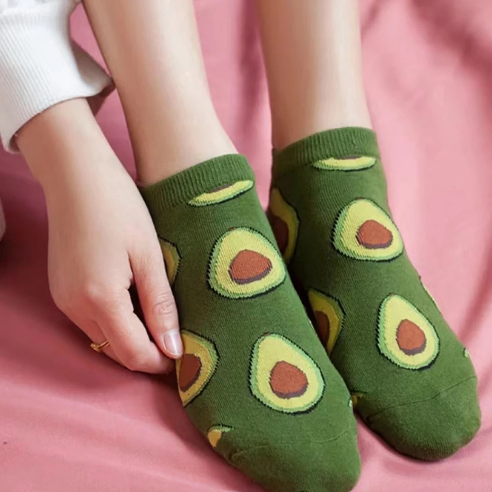 ถุงเท้าข้อสั้นลายการ์ตูนอะโวคา - No Show Sock Women บทวิจารณ์และราคา