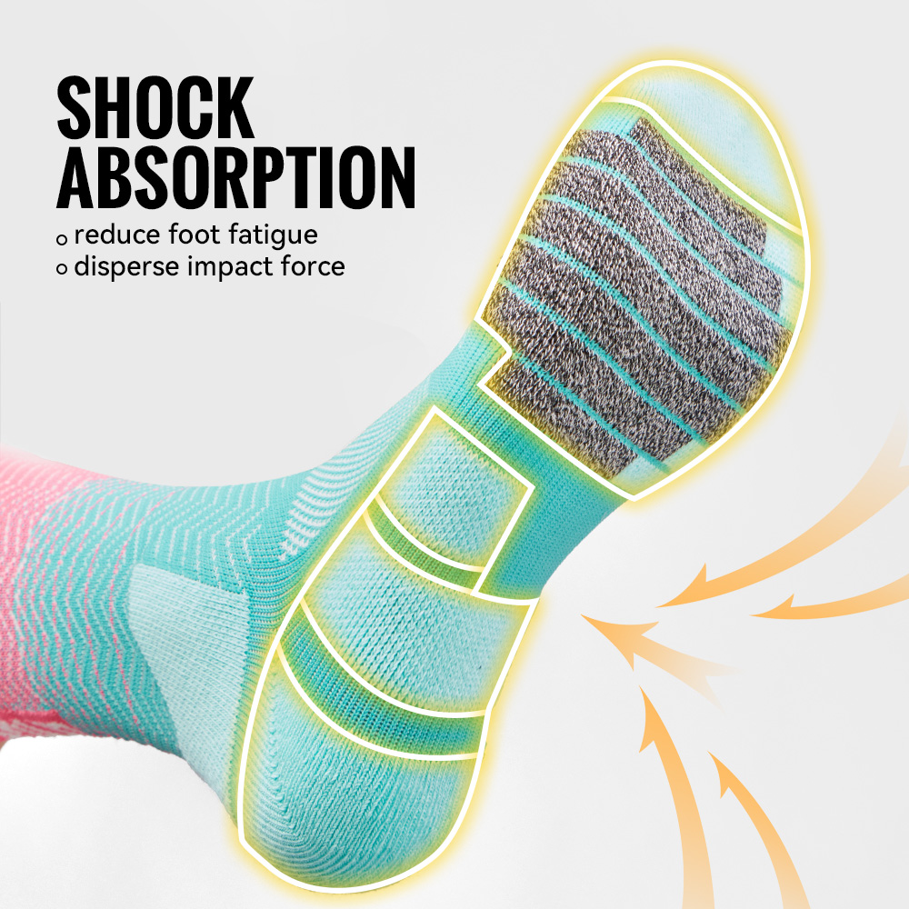 WRELS 1/2/3 ถุงเท้ากีฬาแบบมีเบ - Athletic Sock Cushion บทวิจารณ์และราคา