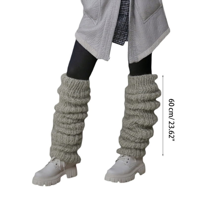 กว่าขาเข่าอุ่นถักสีทึบยาวต้นขา - Boot Sock Slouchy บทวิจารณ์และราคา