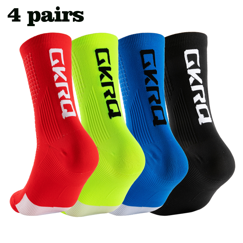 GKRQ 4 คู่ 2025 ใหม่ถุงเท้าขี่ - Compression Sock Medical บทวิจารณ์และราคา