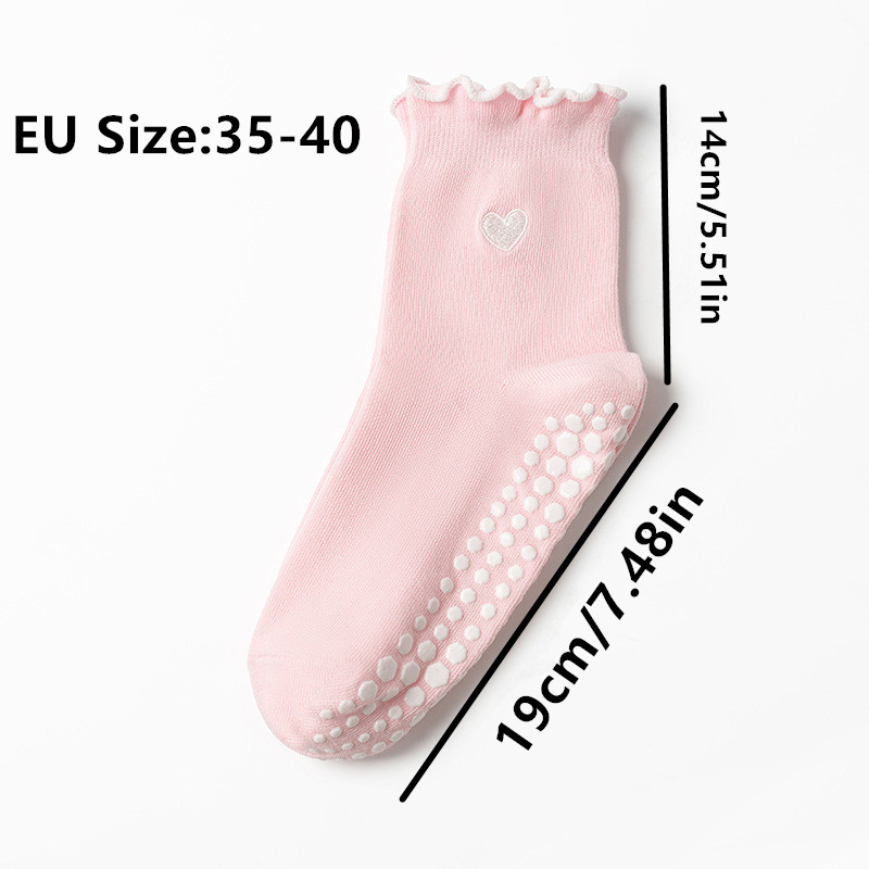 ถุงเท้าโยคะลายหัวใจสำหรับผู้หญ - Grip Sock Yoga บทวิจารณ์และราคา