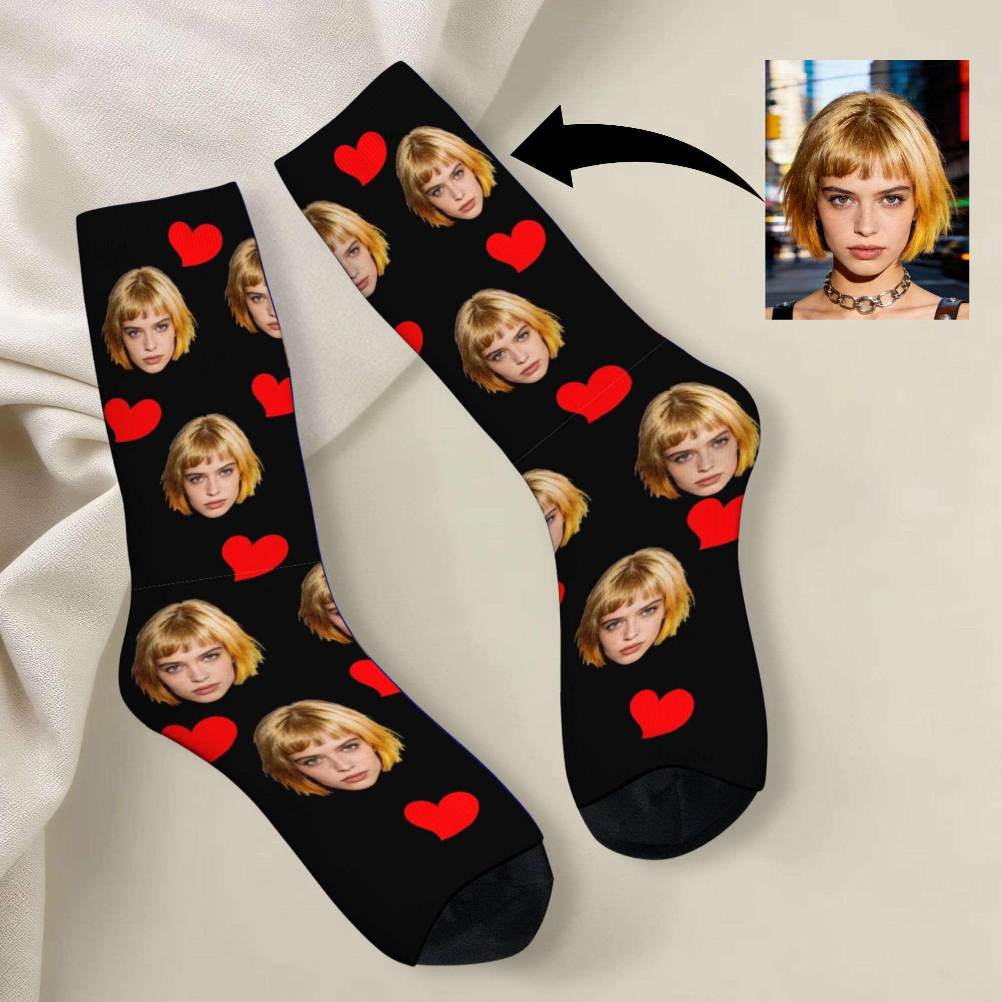 ถุงเท้าลายหน้าคนแบบกำหนดเองได้ - Dress Sock Men บทวิจารณ์และราคา