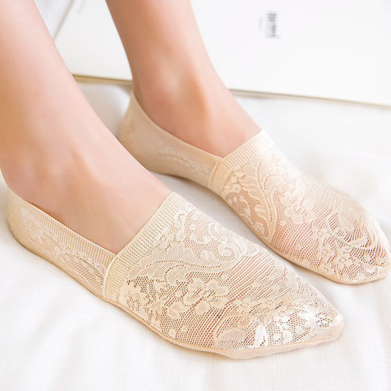 5 คู่ แฟชั่นผู้หญิงสาวฤดูร้อนถ - No Show Sock Women บทวิจารณ์และราคา