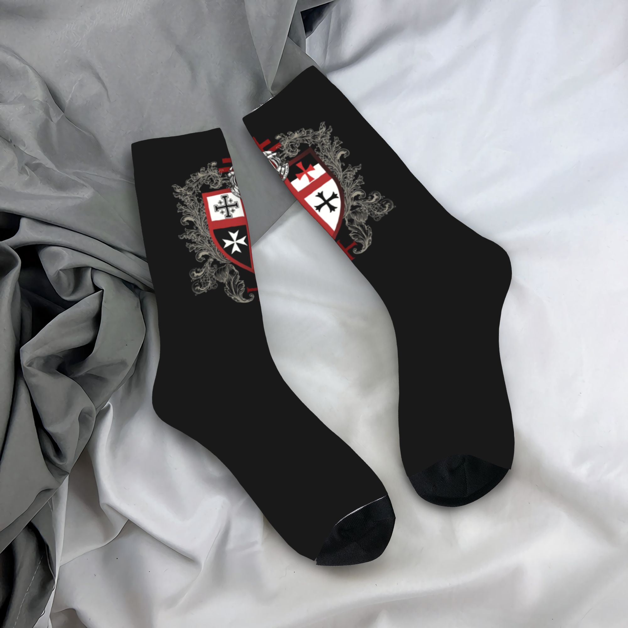 ถุงเท้าลายกางเขนอัศวินเทมพลาร์ - Dress Sock Men บทวิจารณ์และราคา